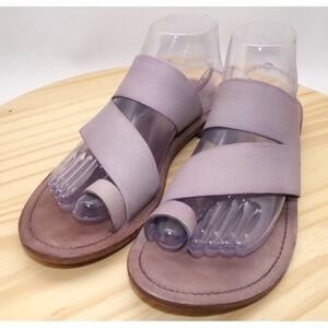 Free People Abilene Toe Loop Sandals Women Bubble Bath Sz 39 / 8.5 Leather